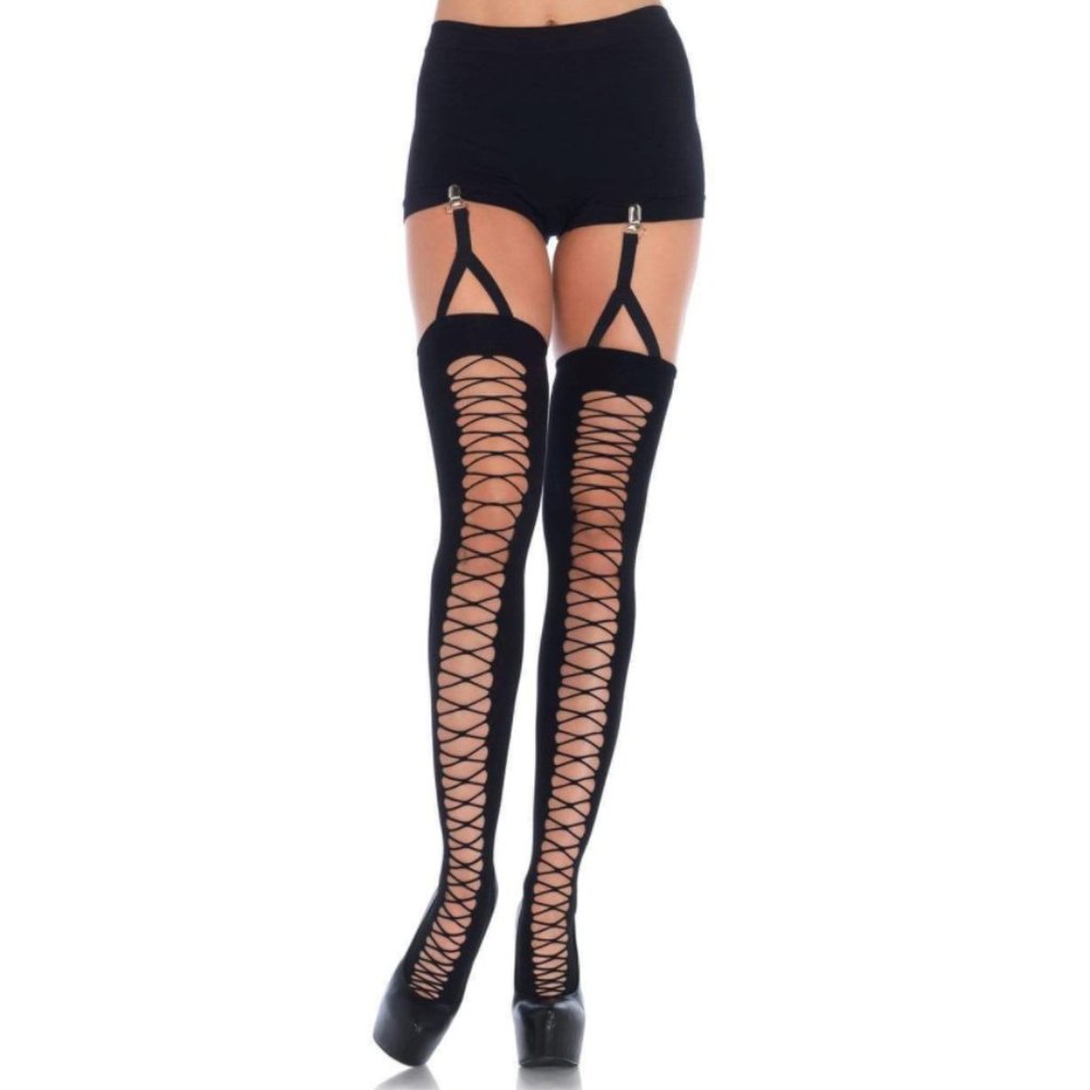 Leg Avenue Darci Illusion Thigh High Stockings